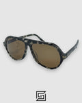 نظارة شمسية TOMFORD TF829 للرجال - رمادي تايغر