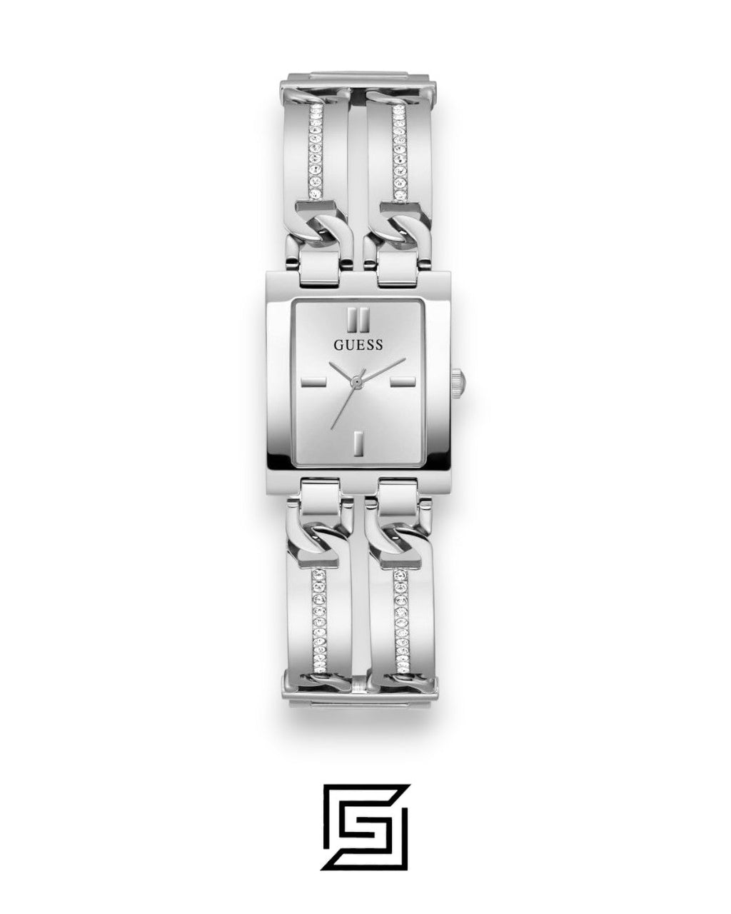 GUESS Ladies SILVER Tone Analog Watch GW0668L1