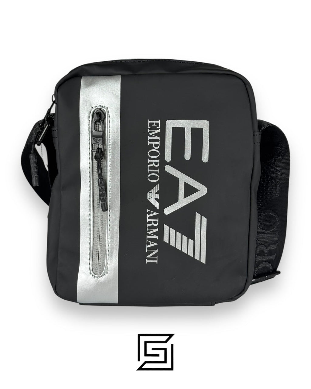 EA10004 CROSS BAG BLACK SILVER