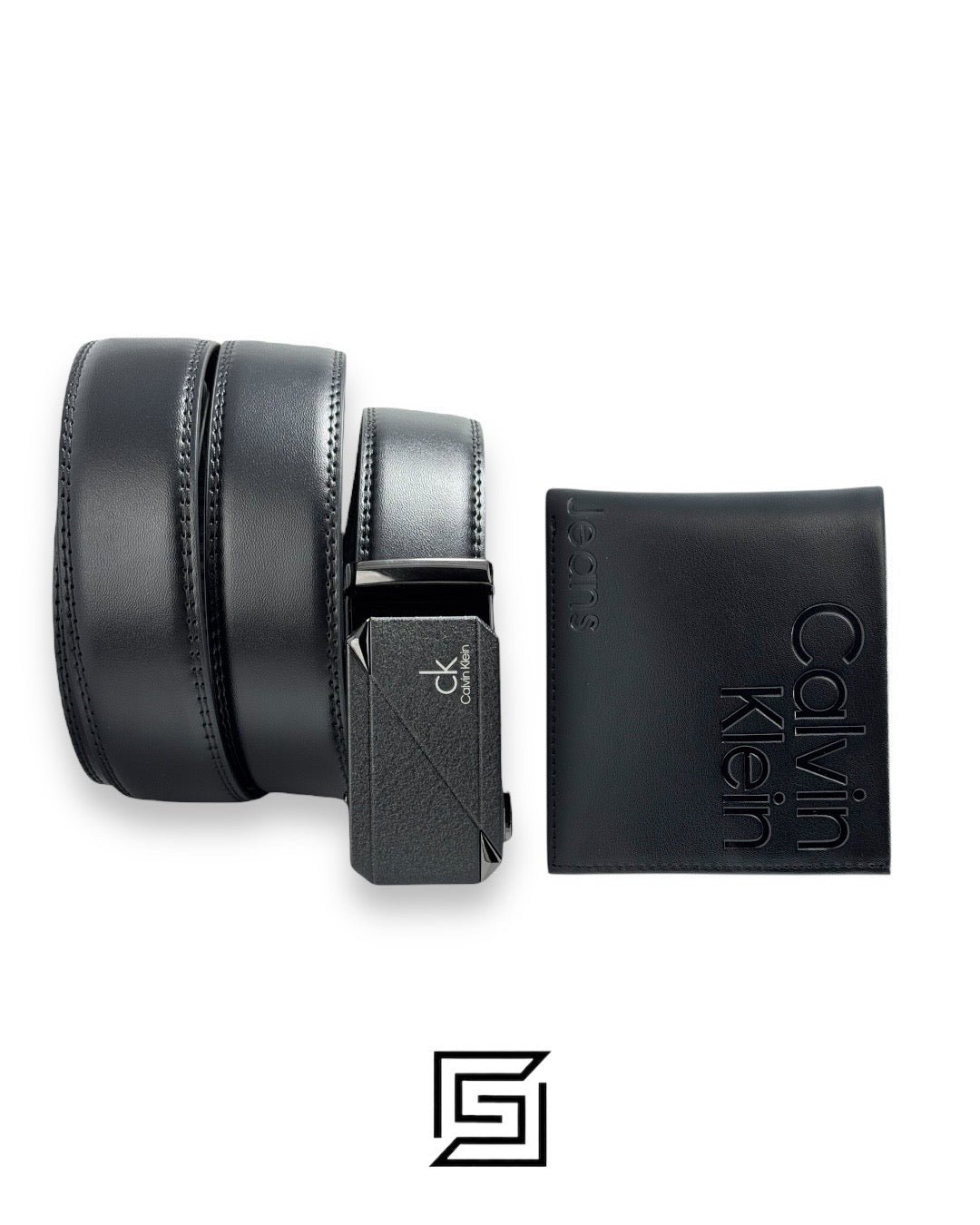 CK SET BELT AND WALLET CK LOGO MODEL 7