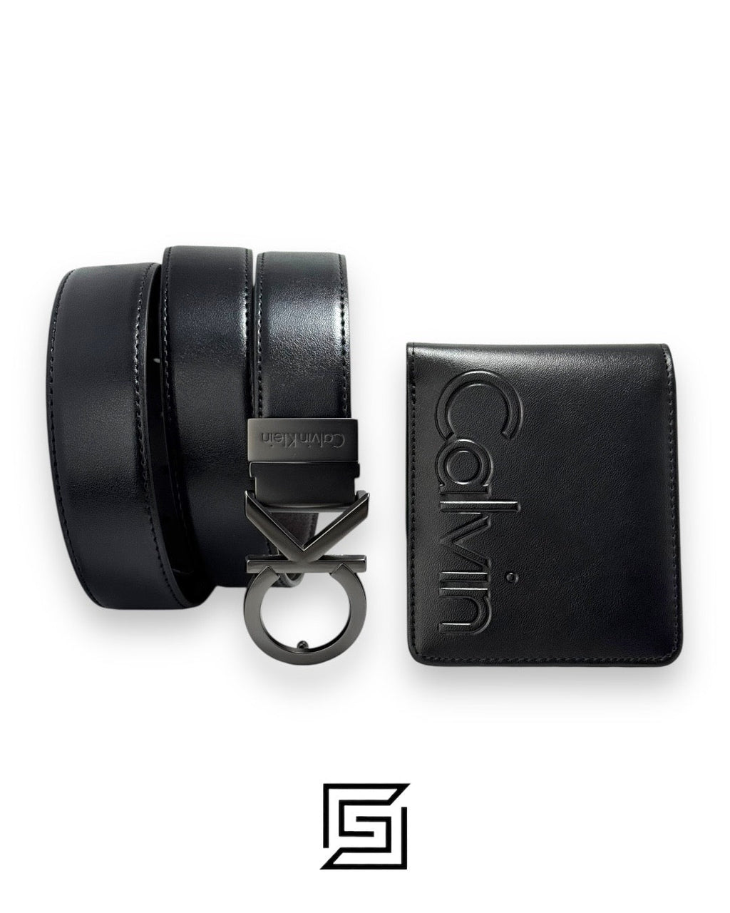 CK SET BELT AND WALLET CK LOGO MODEL 8