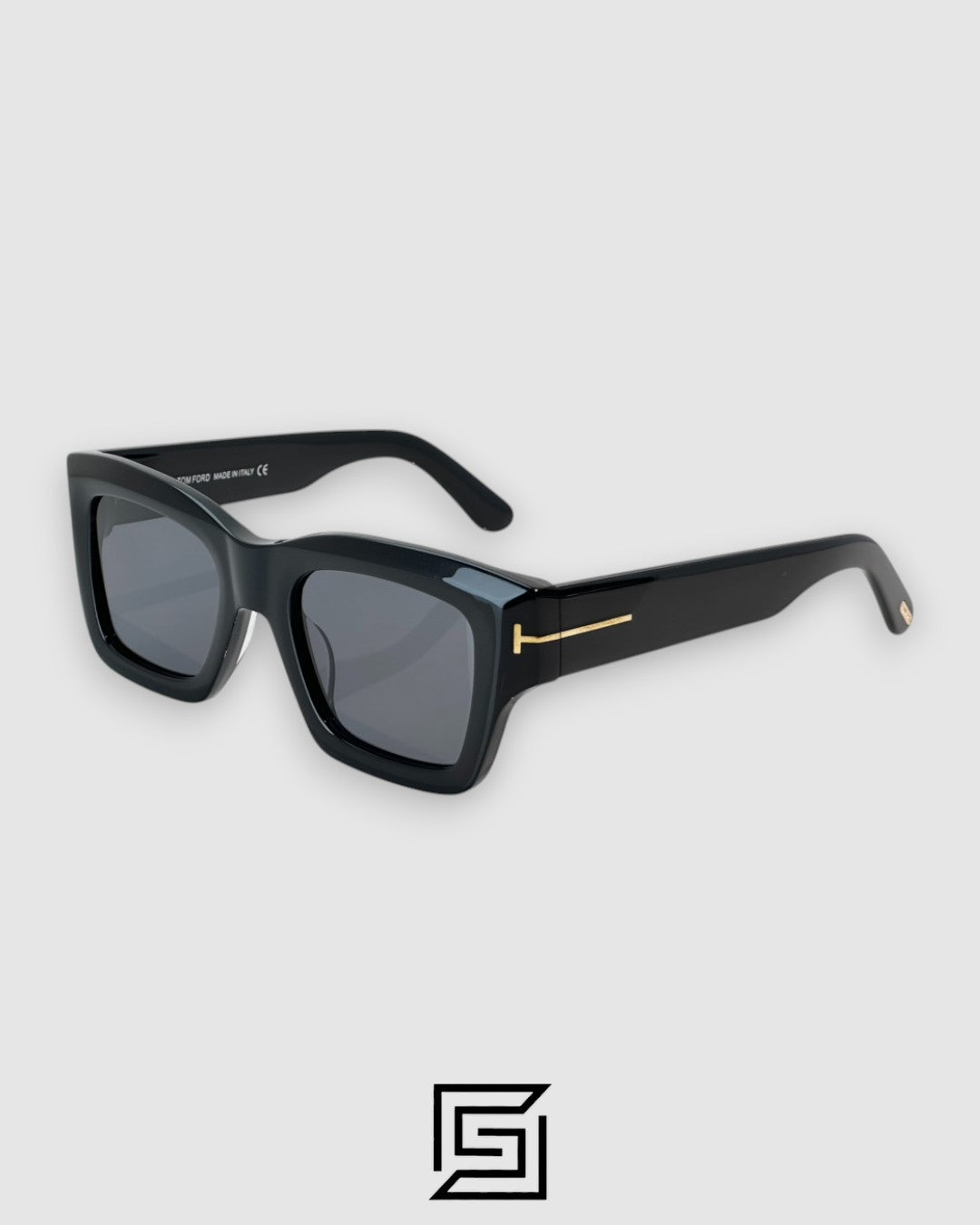 نظارة شمسية TOMFORD TF1154 للنساء - أسود-أسود