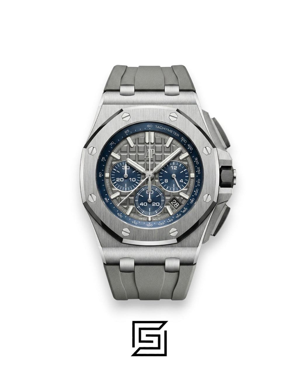 Audemars Piguet Royal Oak Offshore Grey & Blue – Automatic – Rubber Strap
