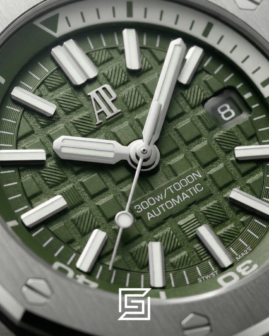 Royal oak offshore WF0851 automatic flat-r/green - green