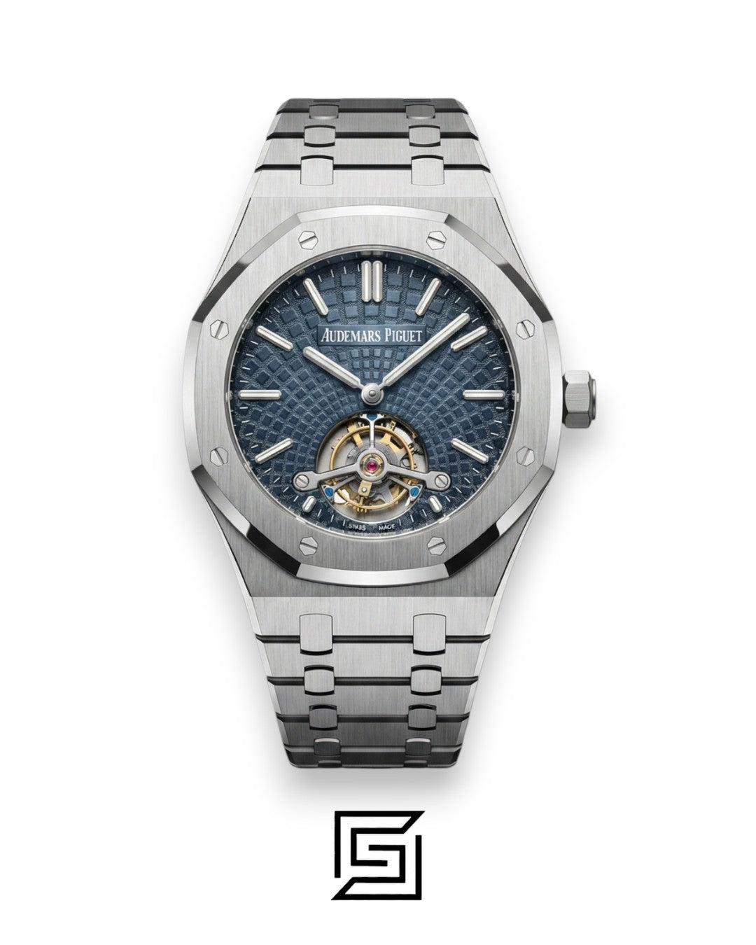 Royal Oak WF0851 Automatic Tourbillon Blue Dial – Steel Bracelet