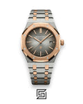 Audemars Piguet Royal Oak Automatic Flat Grey Sapphire Half Rose Gold – Two-Tone