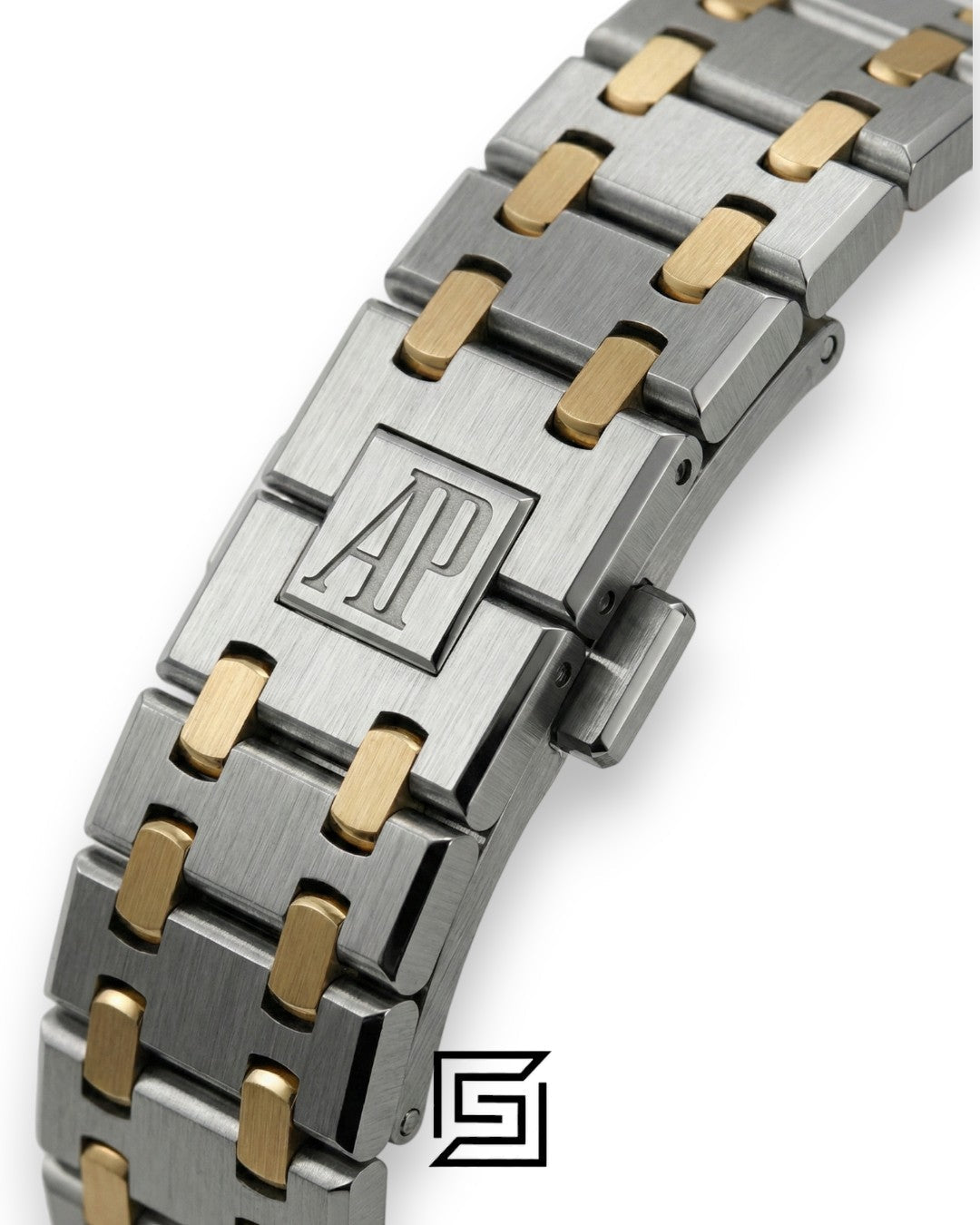 Royal Oak WF0851 Automatic Half Gold Stainless Steel 316 with Dark Green Flat Tapisserie Dial