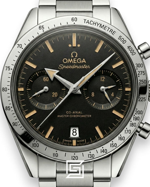Omega Speedmaster Blue Chronograph – Steel Bracelet & Date