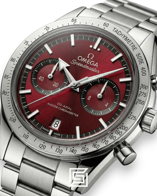 Omega Speedmaster '57 Co-Axial – Maroon Dial & Steel