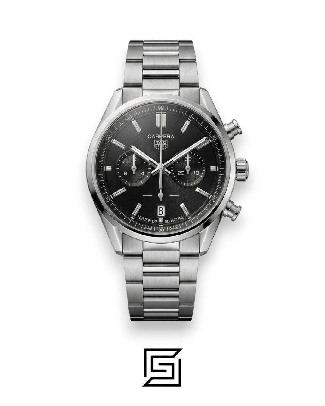 TAG Heuer Carrera Grey Dial Chronograph Stainless Steel Men’s Watch