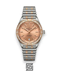 Breitling Chronomat Salmon Pink Diamond Bezel Two-Tone Ladies’ Watch