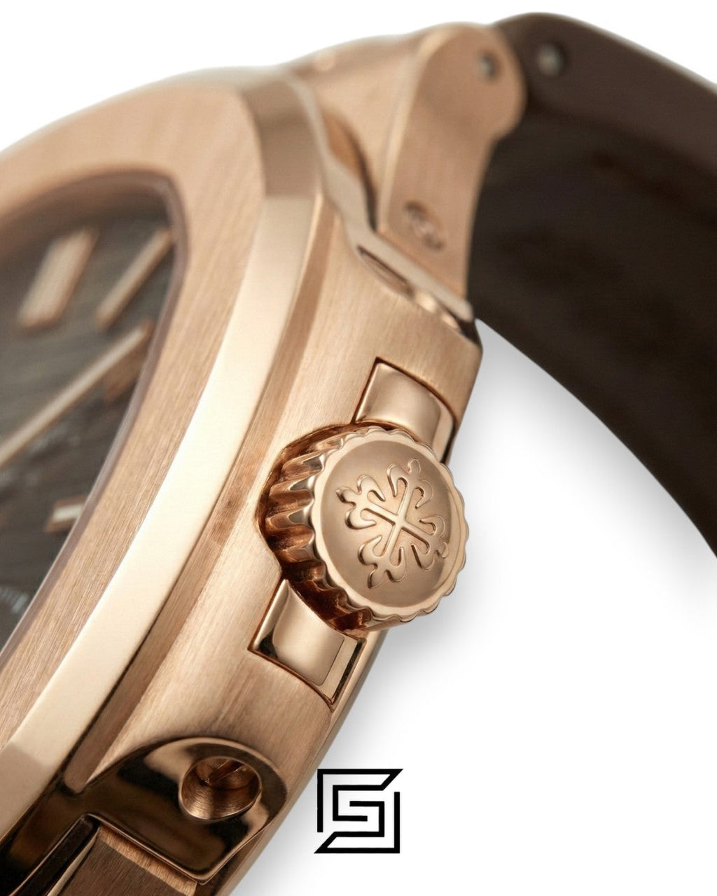 Patek Philippe Grand Complication – Rose Gold × Brown Strap – Grey Dial – Japanese Automatic