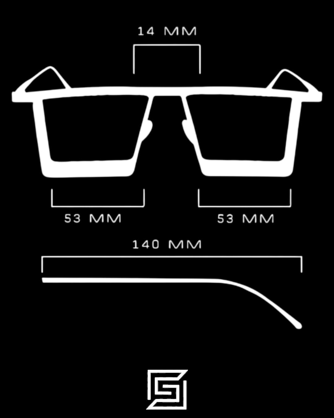 Vysen The Alec - AL5 Black Matte Frame Silver Mirror Lenses