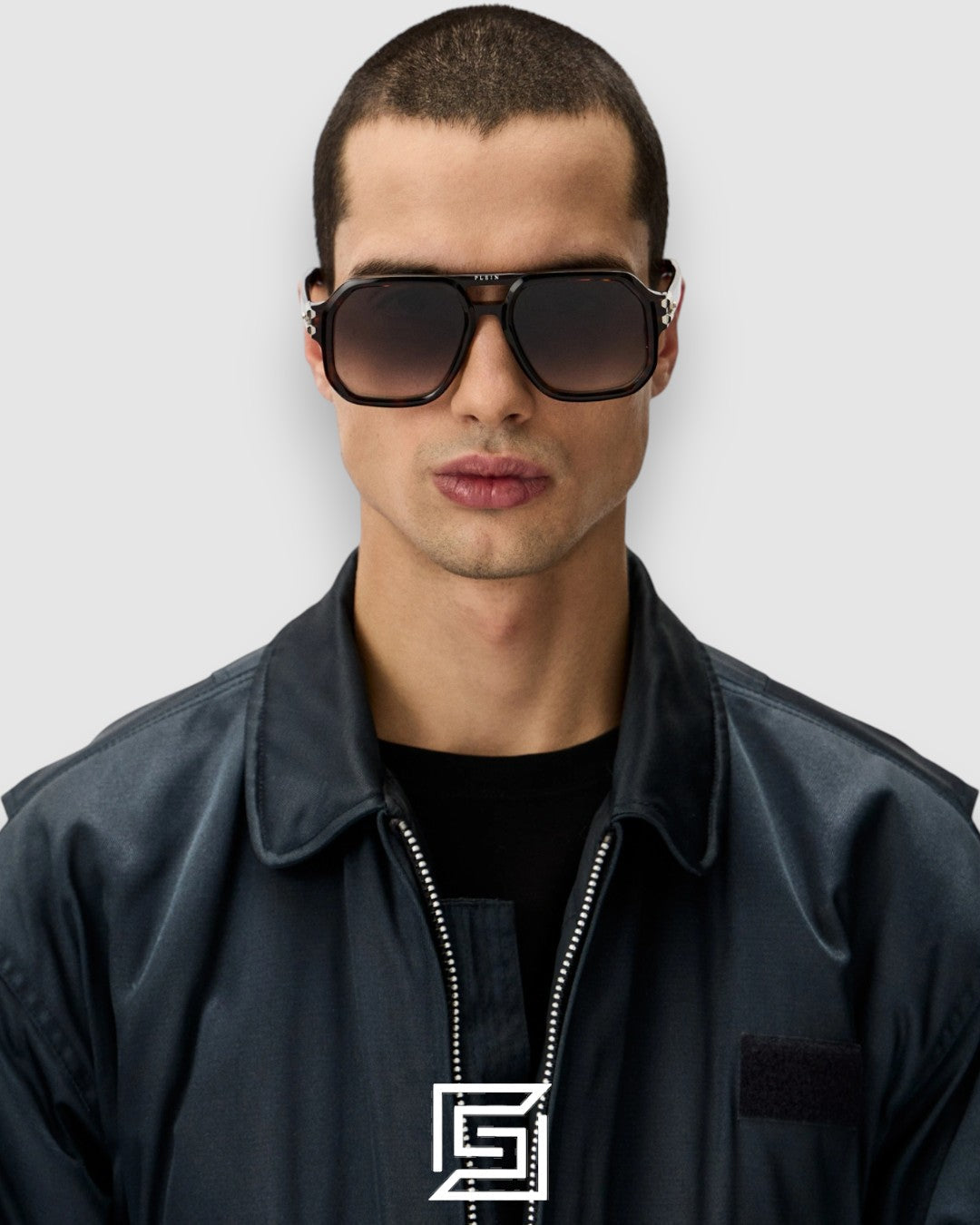 PHILIP PELEN Icon SPP148M Black Lenses Black Gold Frame
