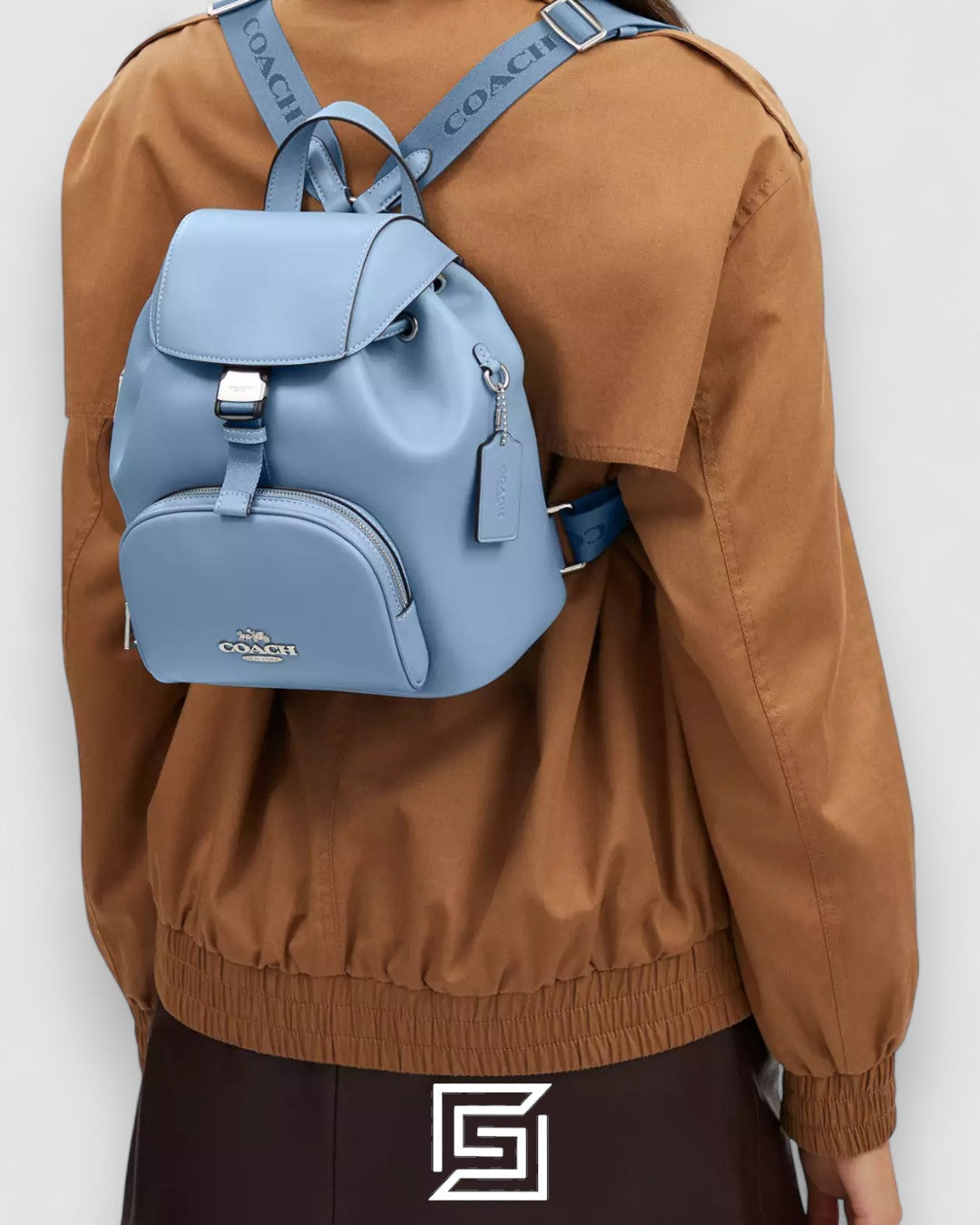 Coach Pace Backpack Light Blue - Style CR100