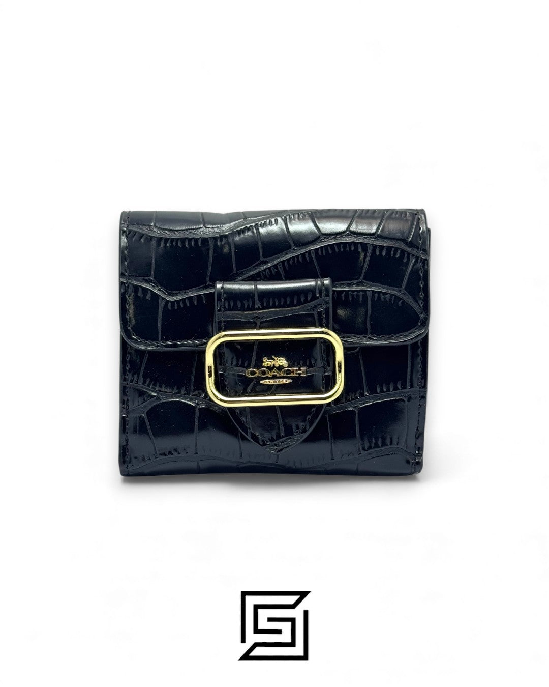 Coach Small Morgan Wallet Black Style No. CM263