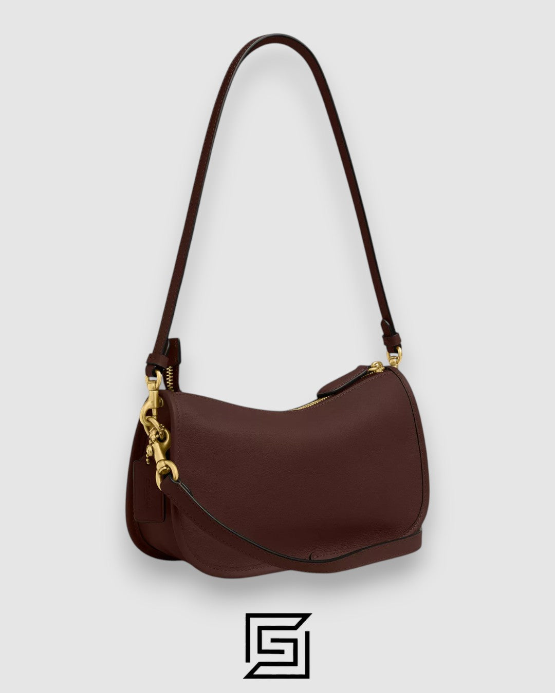 Coach Waverly Bag in Natural Grain Leather Brown – CCC36