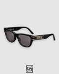 Dior Signature S3U DiorAlps 1OAO إطار أسود بعدسات سوداء