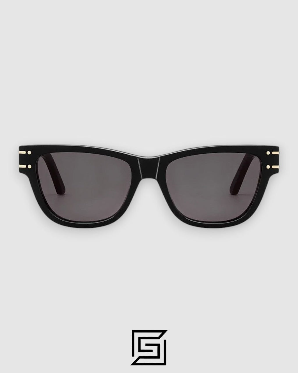 Dior Signature S3U DiorAlps 1OAO إطار أسود بعدسات سوداء