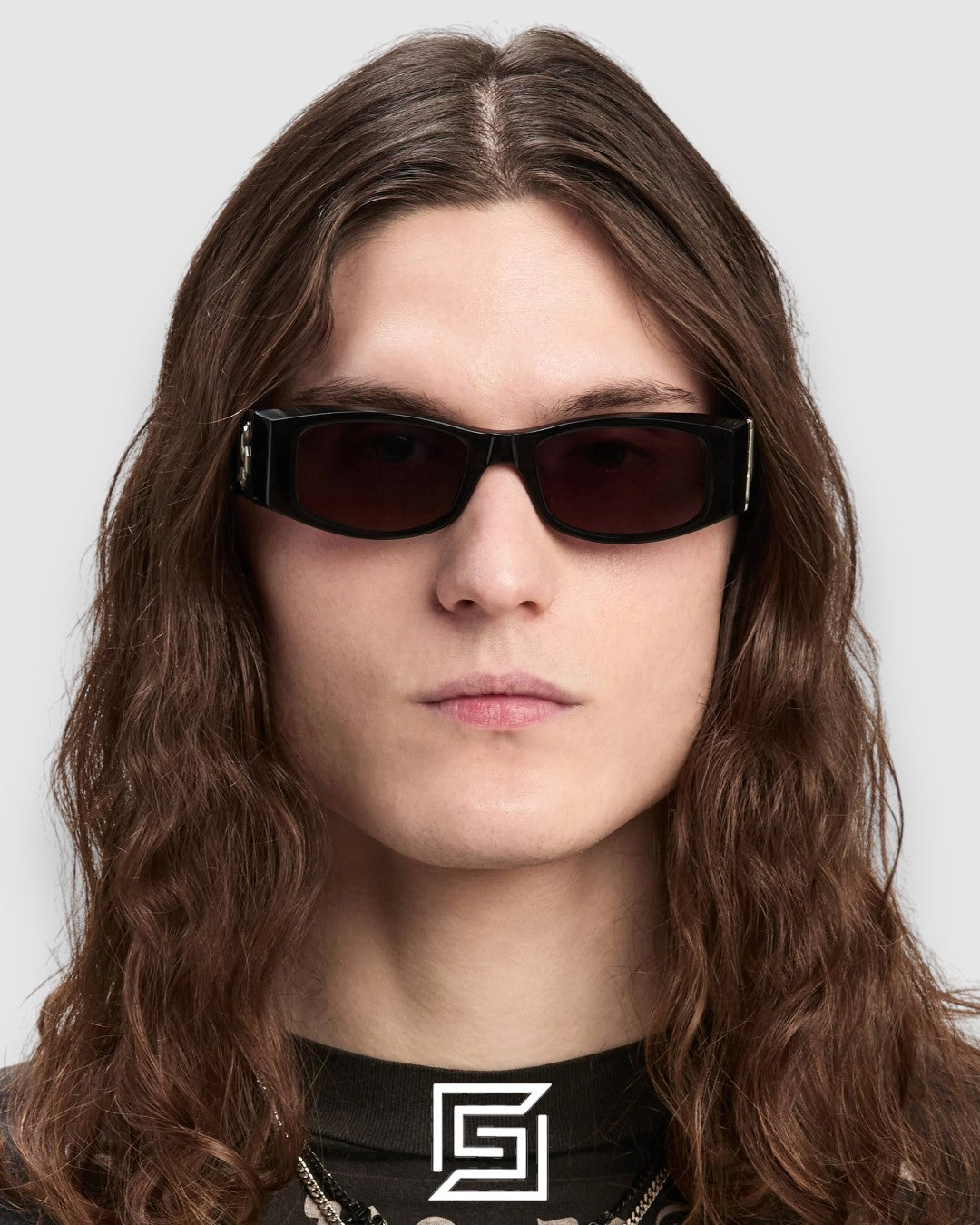 Palm Angels PERI001 Black Frame With Black Lenses