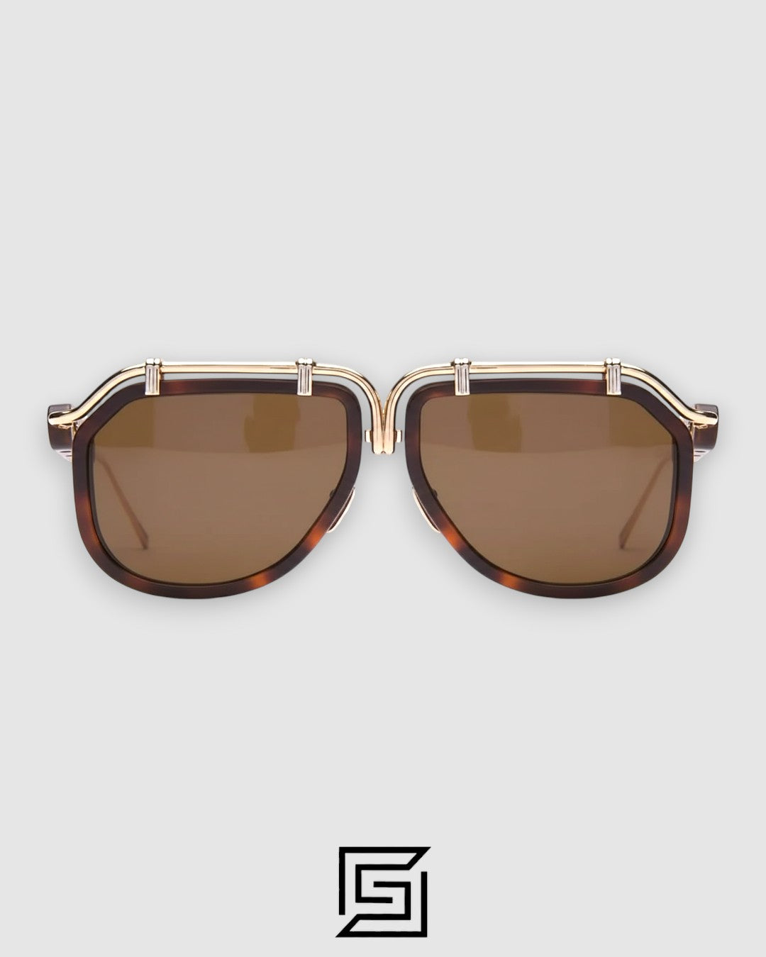 NEWTON FORTUNA JMMNW02 Tiger Gold Frame With Brown Lenses