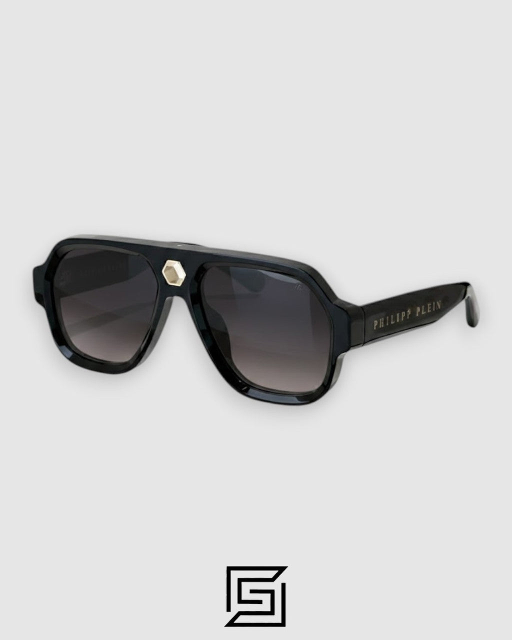 PHILIP PELEN STARLIGHT SPP143 Black Lenses Black Frame Gold Logo