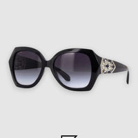 Bvlgari BV8182 Sunglasses For Women - black-silver