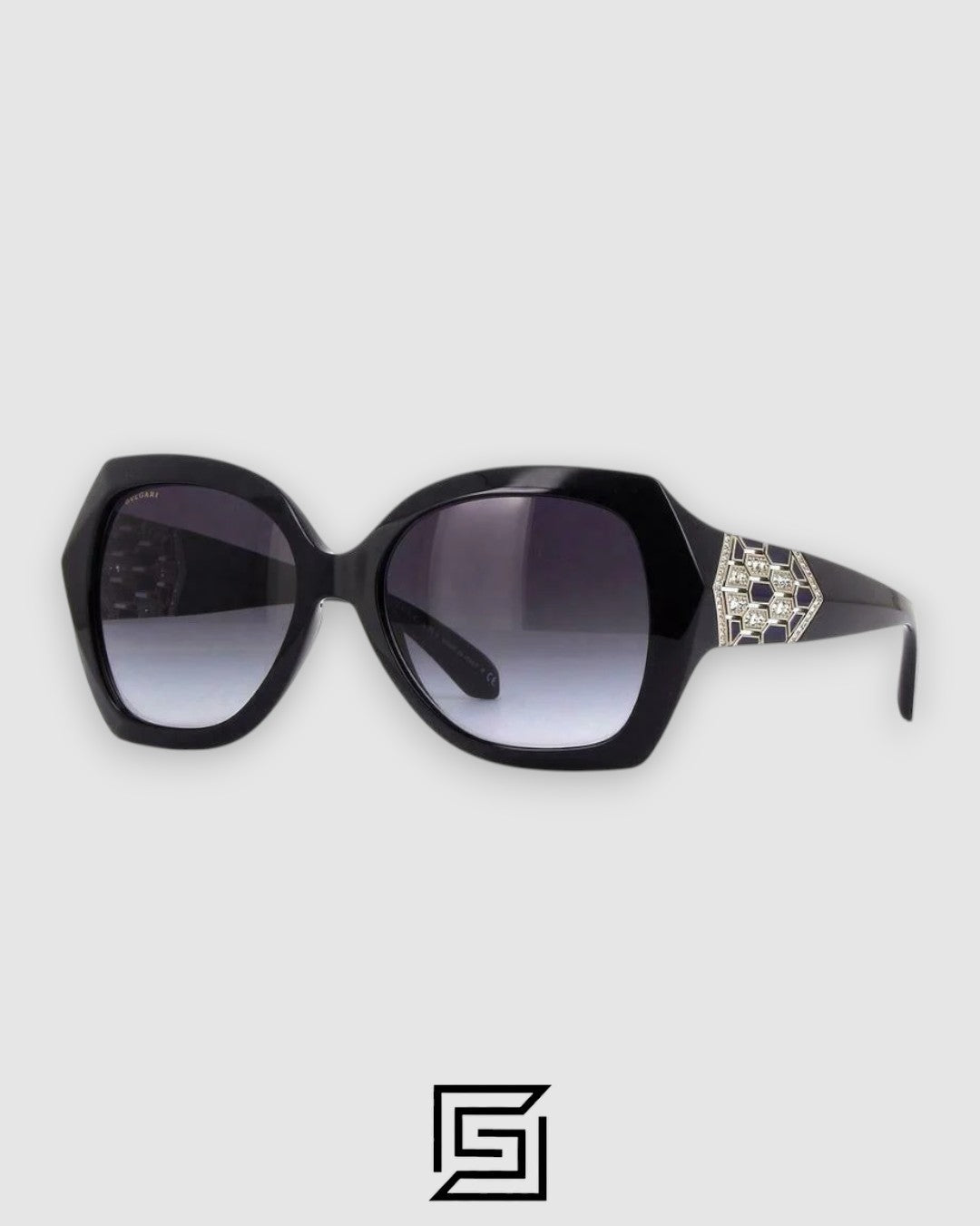 Bvlgari BV8182 Sunglasses For Women - black-silver