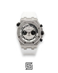 Royal Oak OffShore WF0851 Quartz 2 Counters Rubber White