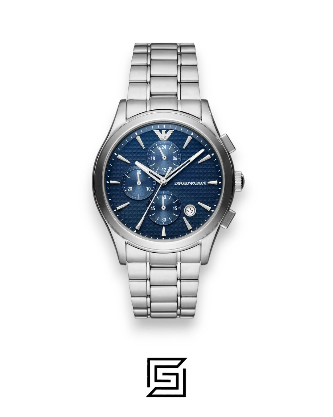 Armani AR11528 Blue Dial Chronograph Watch