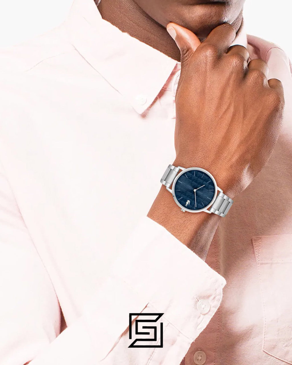 Lacoste 2011305 Men's Blue Dial Stainless Steel Watch