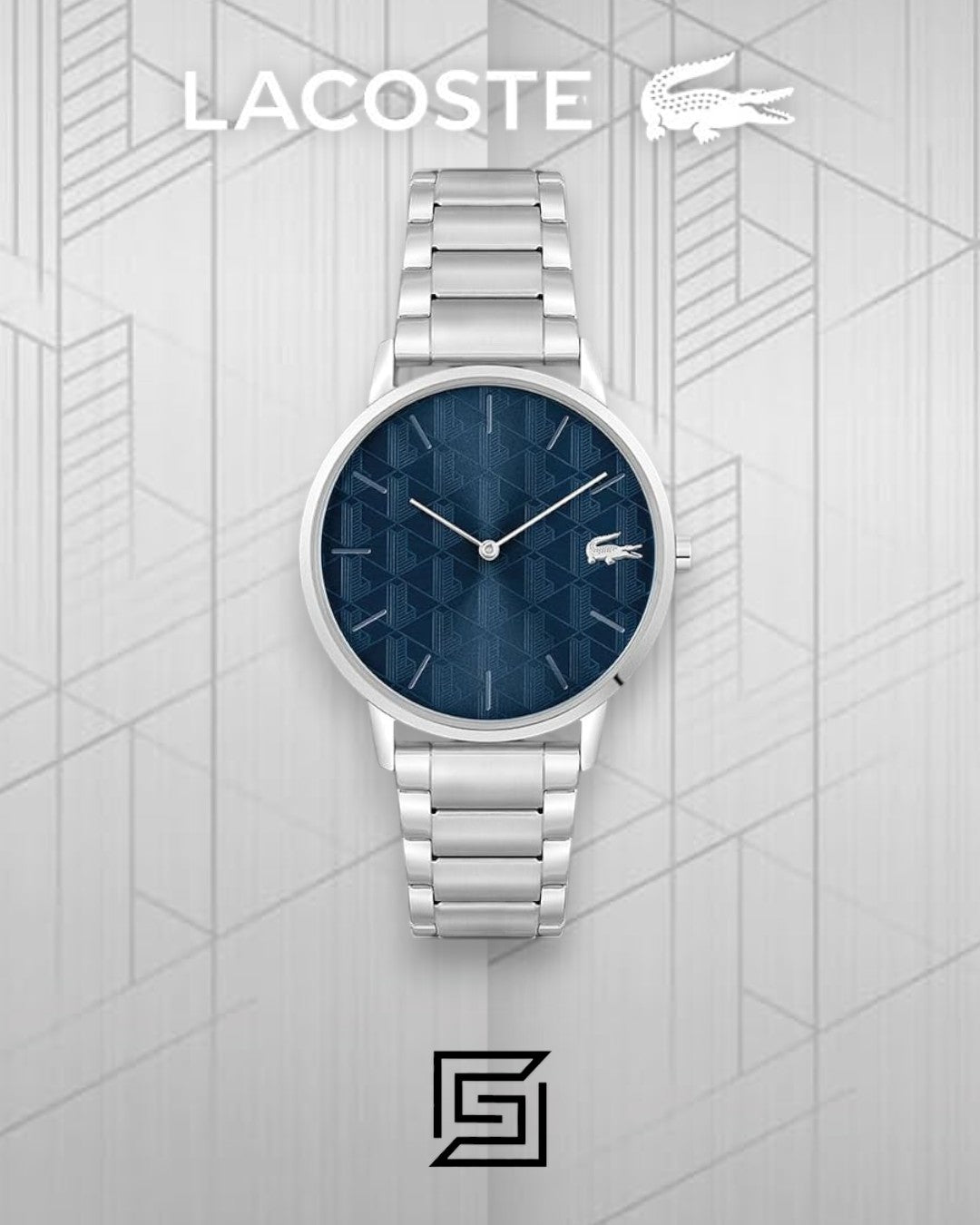 Lacoste 2011305 Men's Blue Dial Stainless Steel Watch