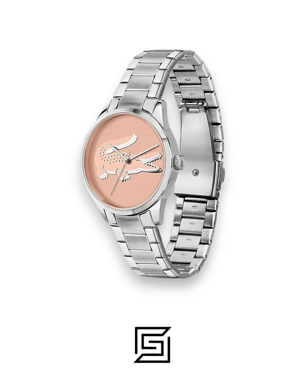 Lacoste 2001173 Women's Stainless Steel Watch with Peach Dial