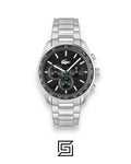 Lacoste 2011347 Men's Chronograph Black Dial Stainless Steel Watch