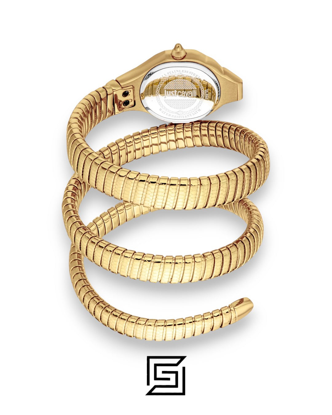 Just Cavalli JC1L355M0025 White Dial Women’s Watche Signature Snake
