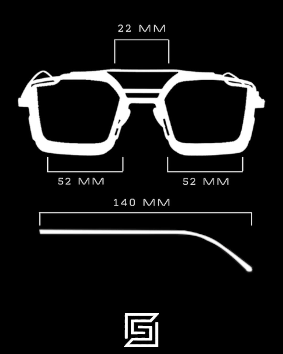 Vysen The Luigi - L1  Black Matte Frame Black Leanses