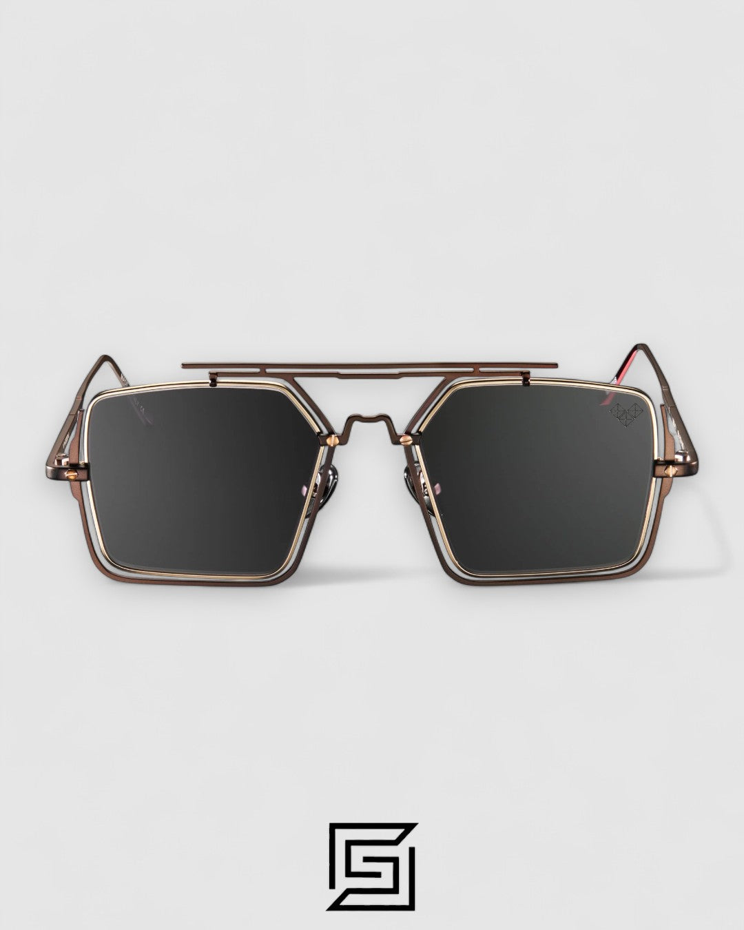 Vysen The Marcus - MA1 Dark Gun Metal Matte Frame Black Lenses