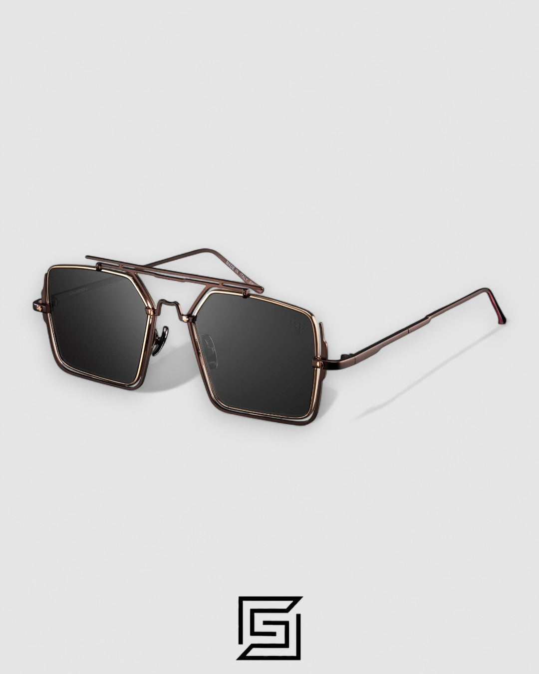 Vysen The Marcus - MA1 Dark Gun Metal Matte Frame Black Lenses
