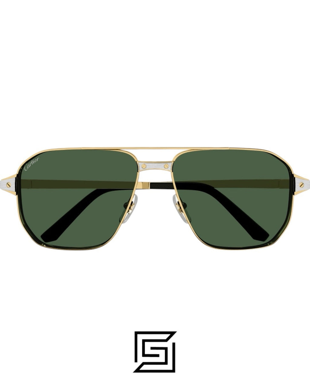 CT0424S - 002 Half Gold Frame G15 Lenses