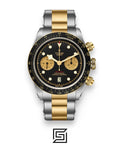 Tudor Black Bay Half Gold Black Counters
