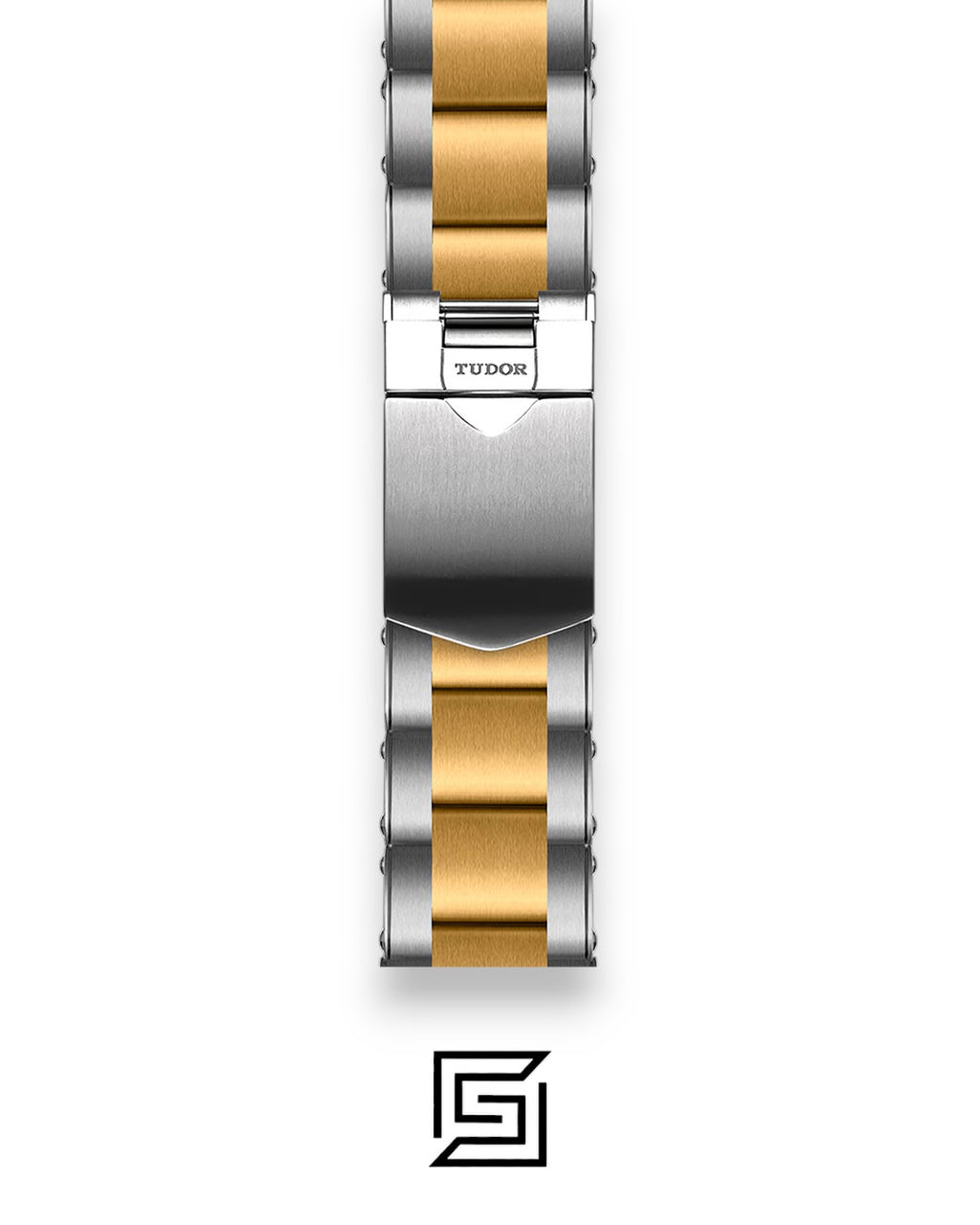Tudor Black Bay Half Gold Black Counters