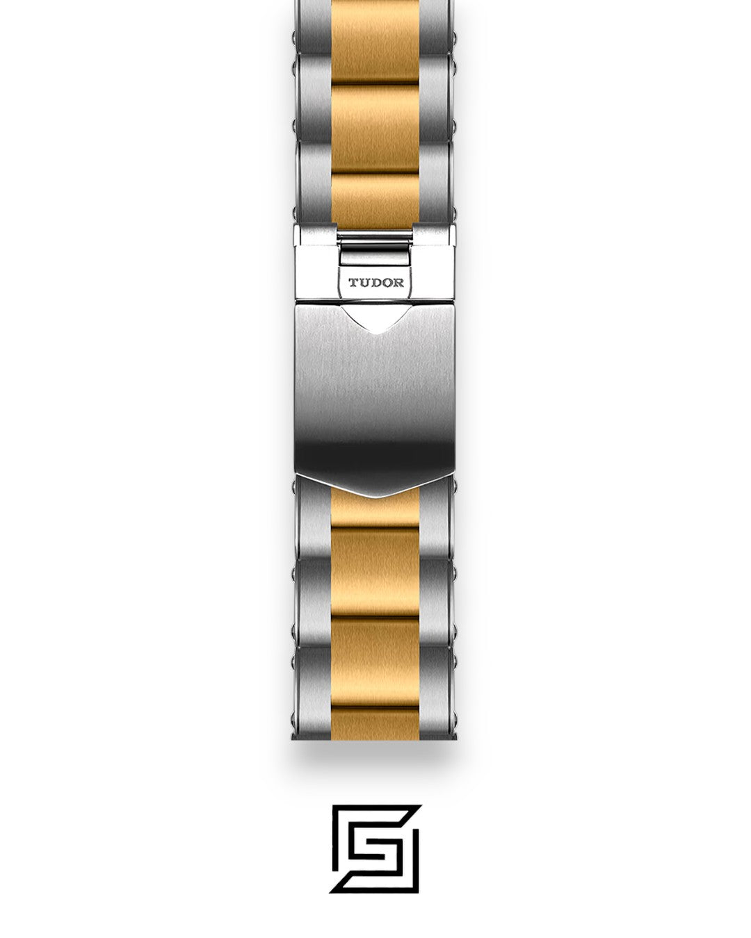 Tudor Black Bay Half Gold Black Counters
