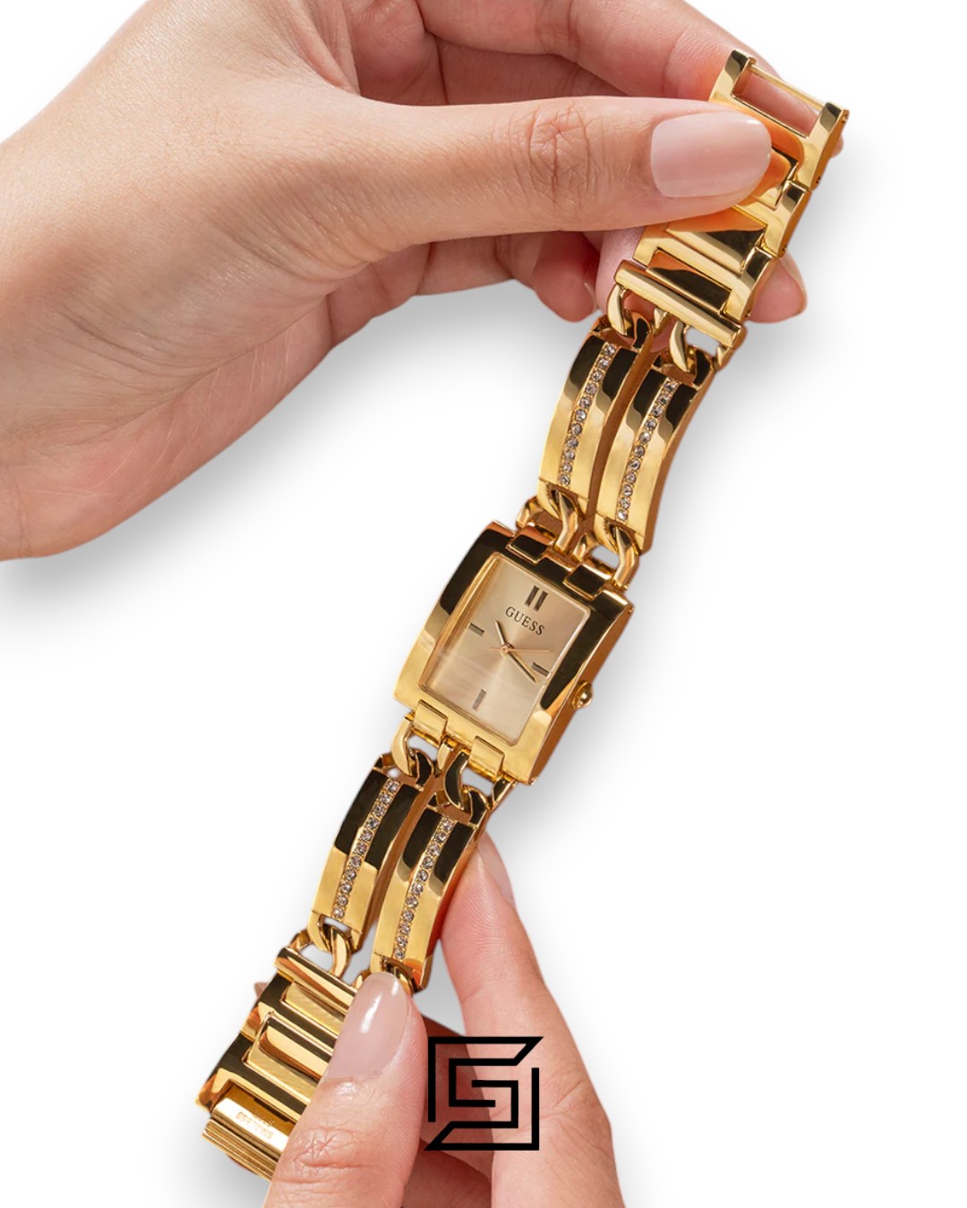 Original Watches,Women GUESS Ladies Gold Tone Analog Watch GW0668L2 Guess