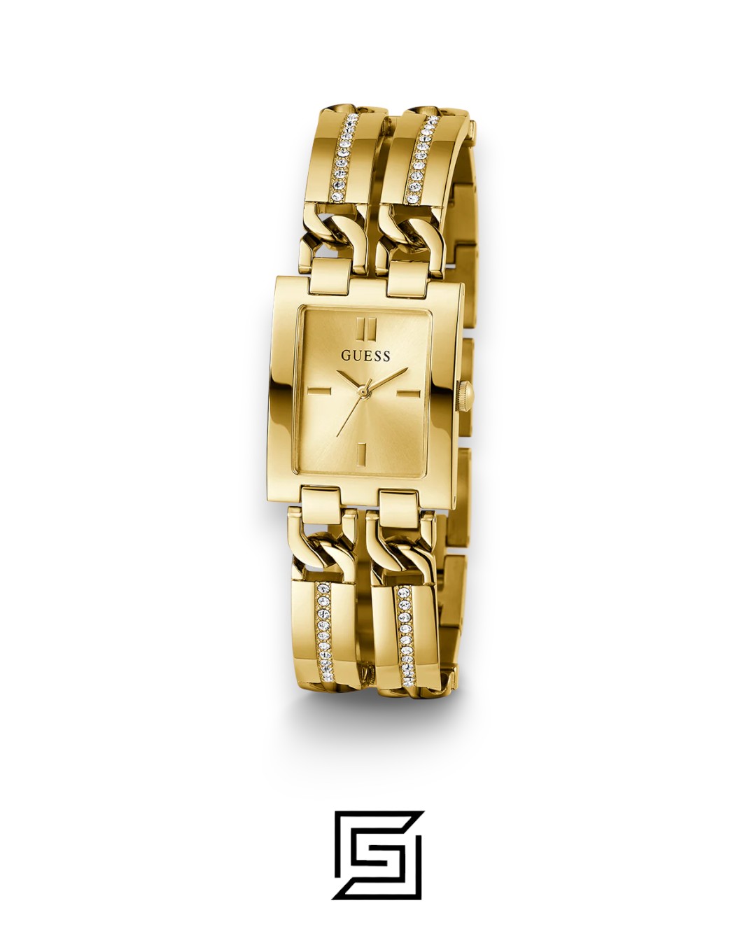 Original Watches,Women GUESS Ladies Gold Tone Analog Watch GW0668L2 Guess