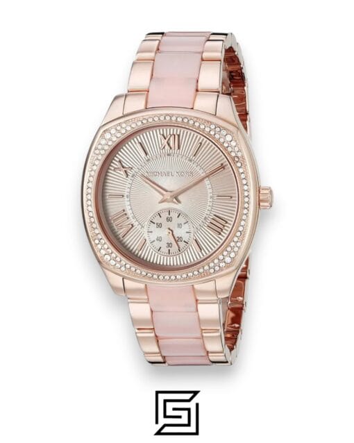 Original Watches,Women Michael Kors original-watches Bryn Women's Rose Gold Dial Stainless Steel Band Watch - MK6135 Michael Kors