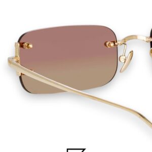 Sunglasses,Women Linda Farrow sunglasses LFL/1131/GOLD X HONEY Linda Farrow