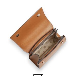 Bags,Leather,Women leather Guess Alexie Crossbody Bag A Flap Saffiano HWVG8416190 Light Cognac Guess