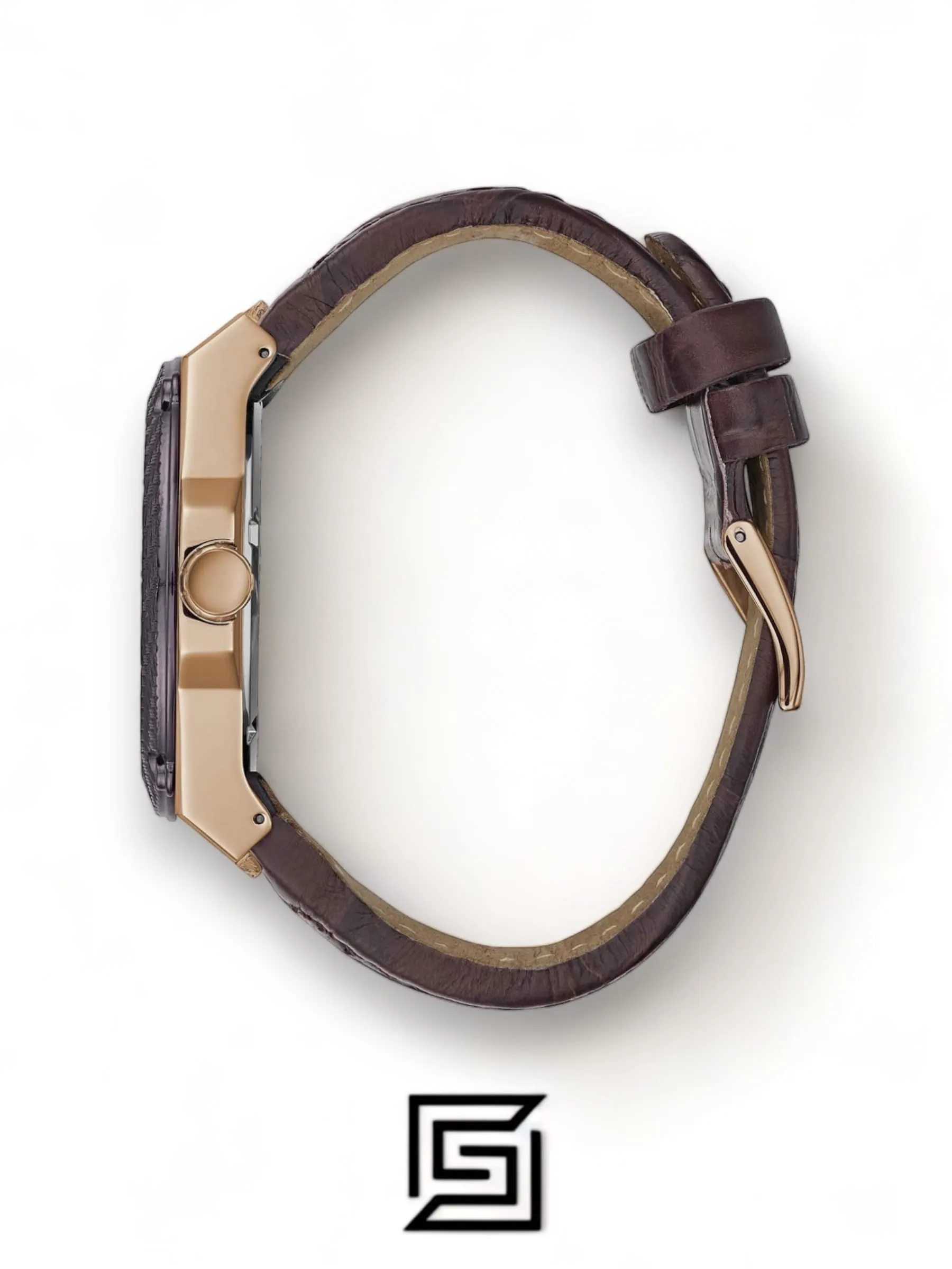 Men,Original Watches watches GUESS Men's Quartz Watch with Analog Display and Leather Strap W1058G2 Guess