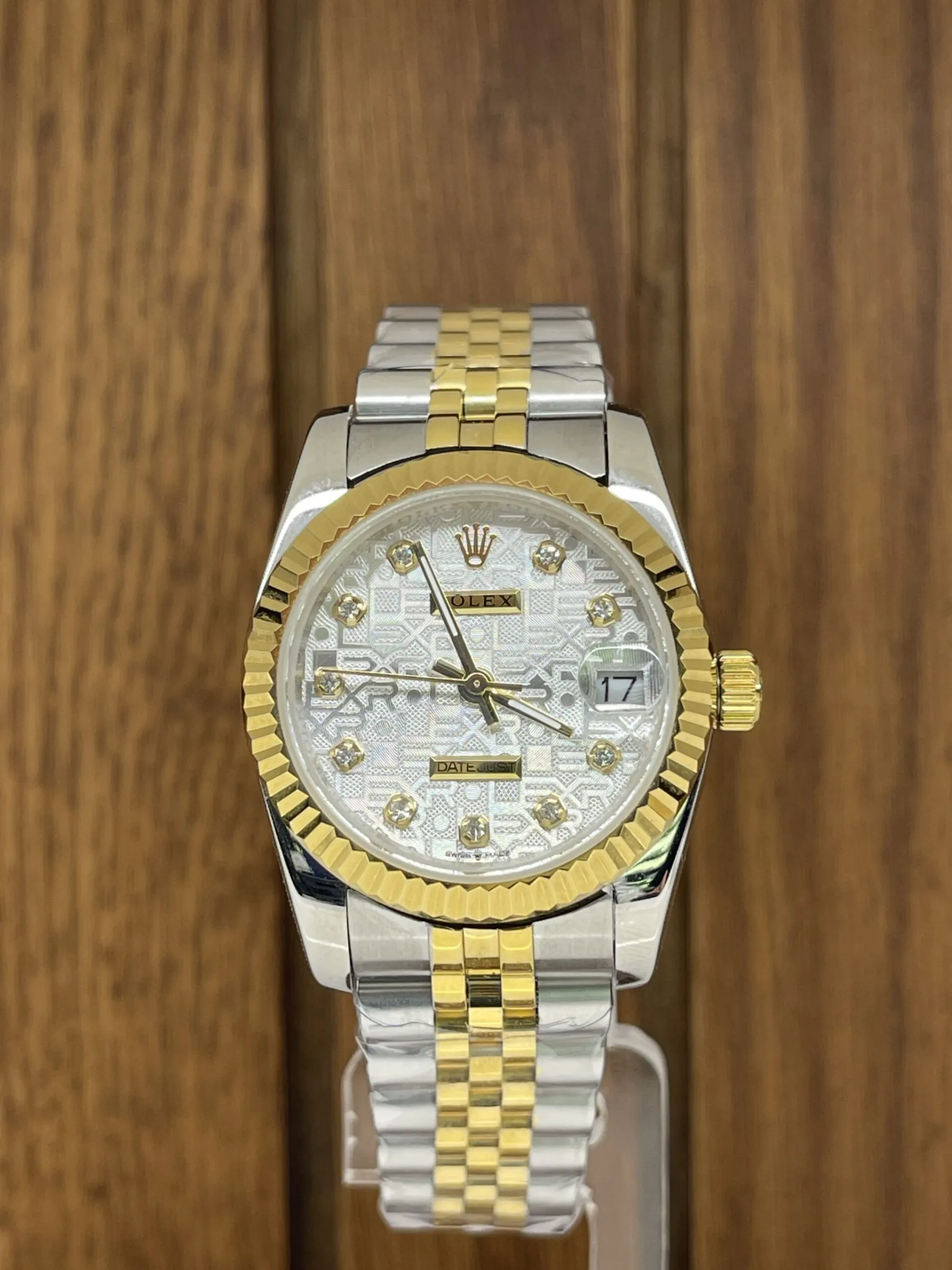 Watches,Women watches Rolex Date Just Stainless Steel Size 31 mm Rolex