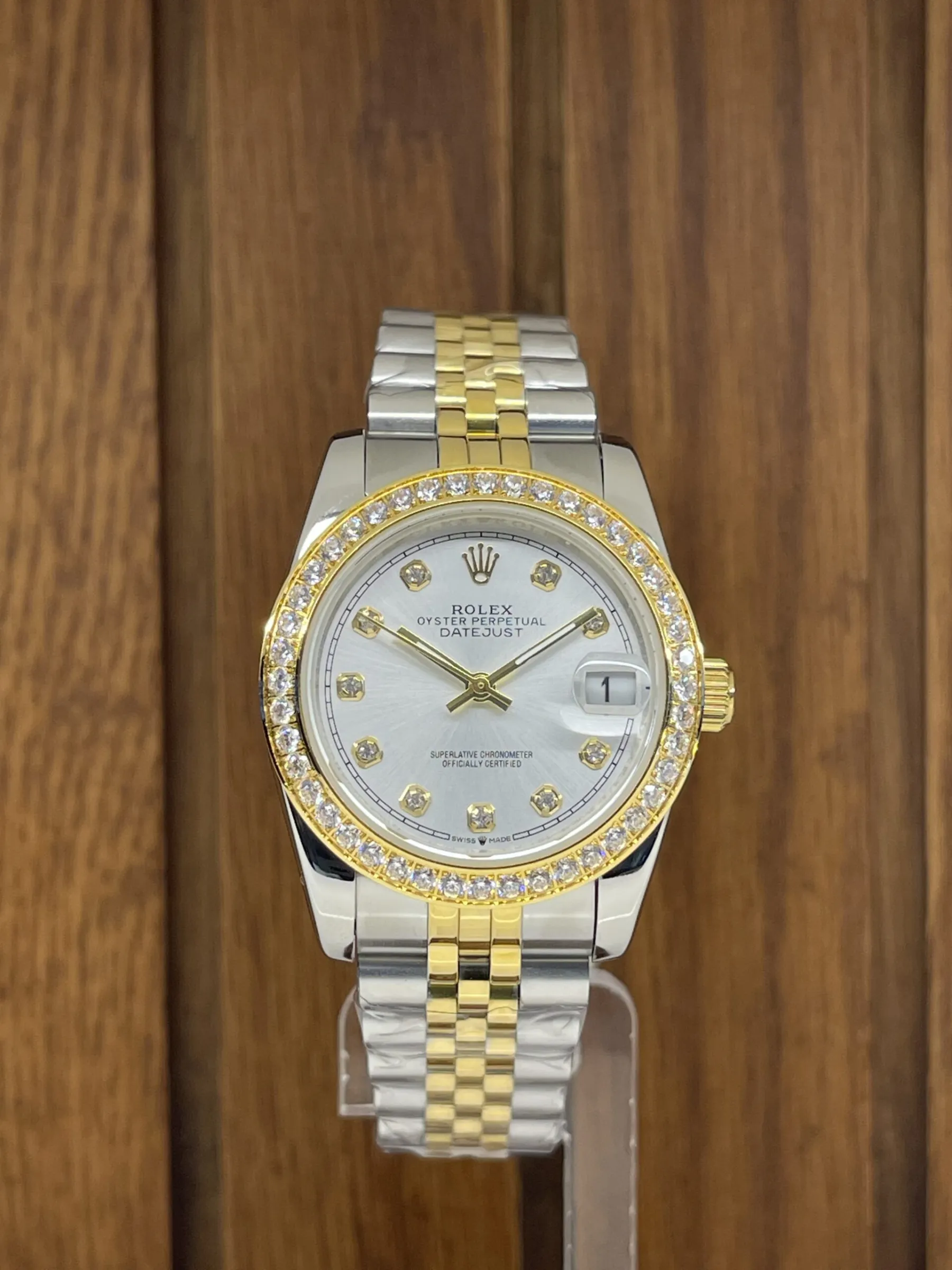 Watches,Women watches Rolex Date Just Stainless Steel Size 31 mm Rolex